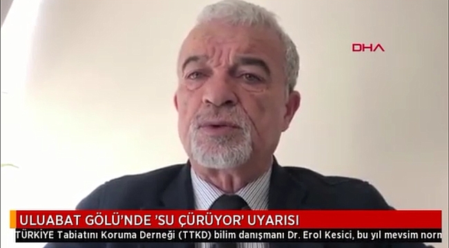 Uluabat Gölü'nde 'su çürüyor' uyarısı