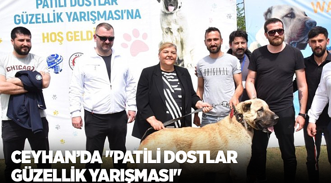 Ceyhan'da "Patili Dostlar Güzellik Yarışması" 