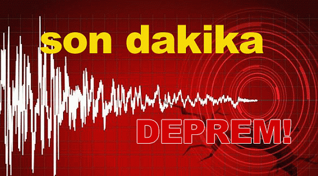 ERZURUM ve BİNGÖL'DE DEPREM!