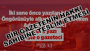 Gazeteci Öngörüsü ve Takdir