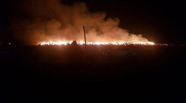 İmamoğlu yolunda binlerce ton ürün kül oldu!Kaza mı sabotaj mı?