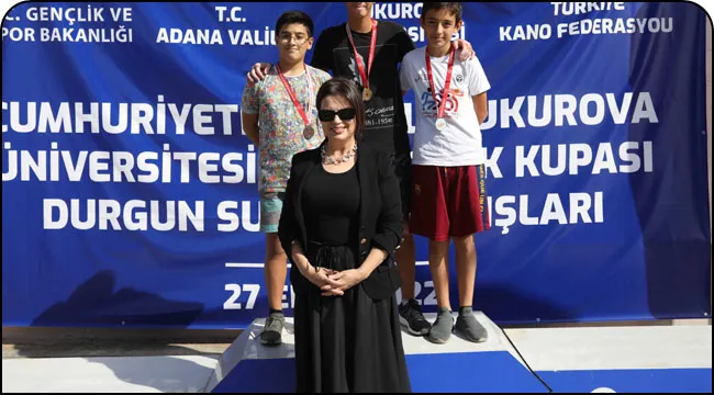 Çukurova Üniversitesi Rektörlük Kupası Durgun Su Kano Yarışları Yapıldı