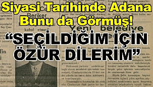 "Seçildiğim İçin Özür Dilerim"