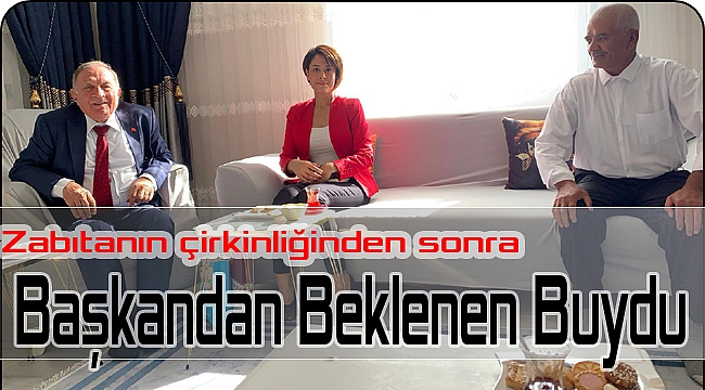 Zabıtanın çirkinliğinden sonra Başkandan Beklenen Oldu