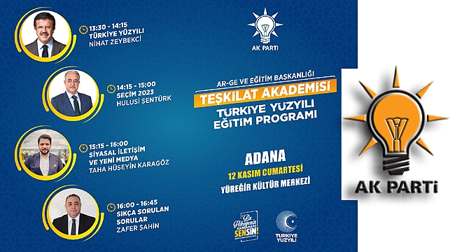 AK Parti Teşkilat Akademisi'nde 3. Dönem Dersleri Devam Ediyor 