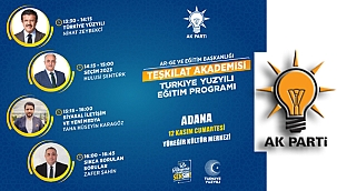 AK Parti Teşkilat Akademisi'nde 3. Dönem Dersleri Devam Ediyor 