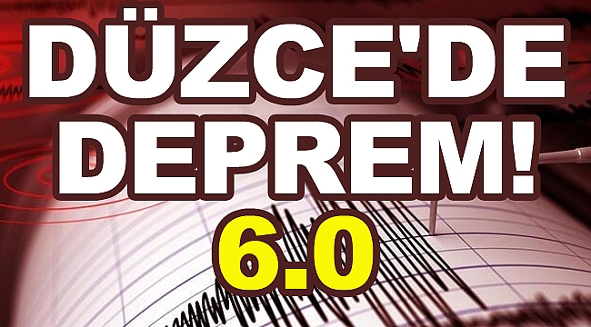 Düzce'de Deprem! Çevre İllerden de Hissedildi
