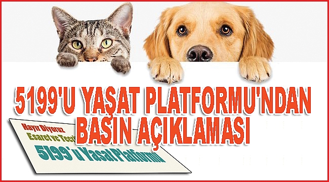 5199'u Yaşat Platformundan Basın Açıklaması