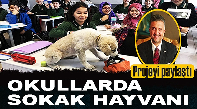 Tunay Demirtaş paylaştı: Her Okula Sokak Hayvanı 