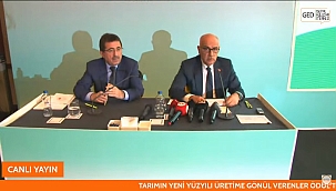 CANLI: Tarımın Yeni Yüzyılı Üretime Gönül Verenler Ödül Töreni