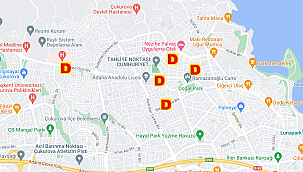 Adana'da Yıkılan Binaların Harita Üzerinde Görünümü