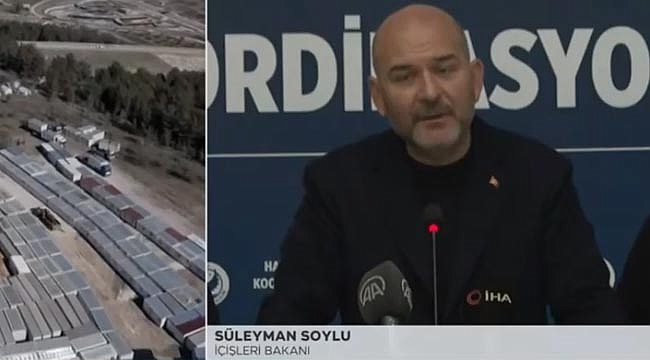 İçişleri Bakanı Süleyman Soylu: ''Ağır Hasarlı Binalara Giriş Yasaklandı ''