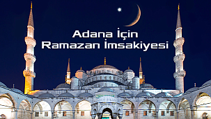 Adana İmsakiye, Namaz Vakitleri