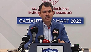 Bakan Murat Kurum: 821 bin bağımsız bölüm ağır hasarlı