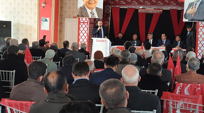 Çalışkan: Ülkeyi Ancak Saadetli Çözüm Kurtarır