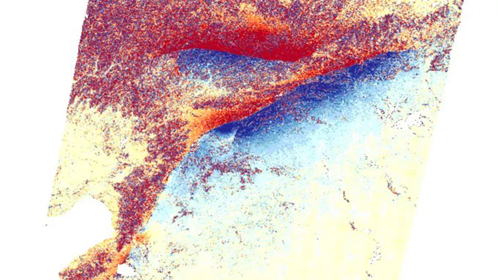 NASA'ya Göre, Depremler Yüzeyin 18 Km Altındaki Bir Fay Hattı Boyunca Patlak Verdi.