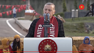 Cumhurbaşkanı Erdoğan Gaziantep Nurdağı'nda Köy Evleri Anahtar Teslim Töreninde Konuştu
