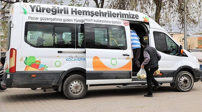Yüreğir Belediyesi'nden Vatandaşa Ücretsiz Pazar Servisi