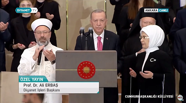 Başkan Erbaş, "Cumhurbaşkanlığı Göreve Başlama Töreni"nde Dua Etti
