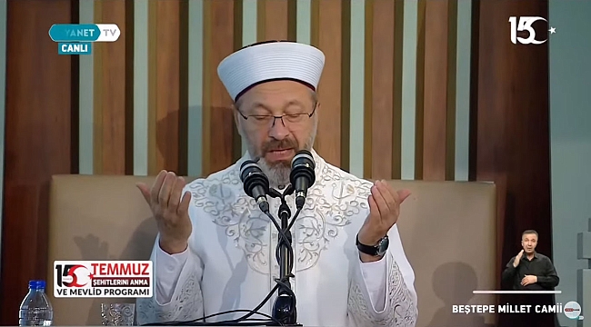 15 Temmuz Şehitlerini Anma ve Mevlid Programı - Beştepe Millet Camii 