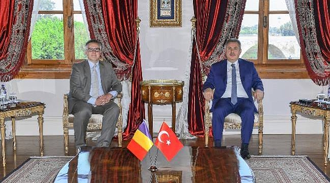 Büyükelçi Tinca'dan Vali Elban'a Ziyaret