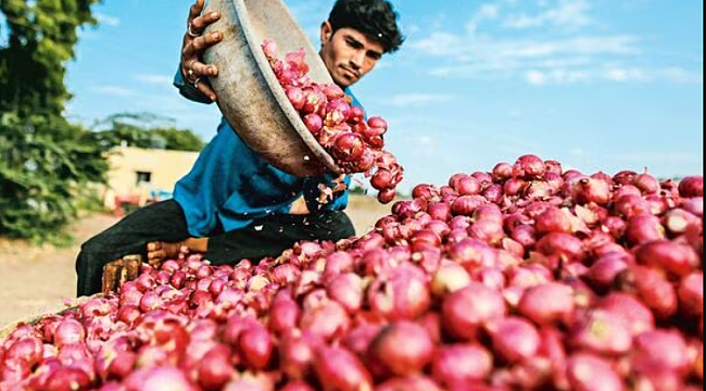 Hindistan'da Soğan Üreticileri %40 İhracat Vergisini Protesto Ediyor!
