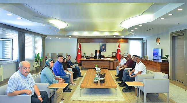 Şehit Yakınları ve Gazilerimiz'den Vali Elban'a Ziyaret 