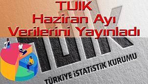 TUİK Haziran Ayı Veri İstatiklerini Yayınladı