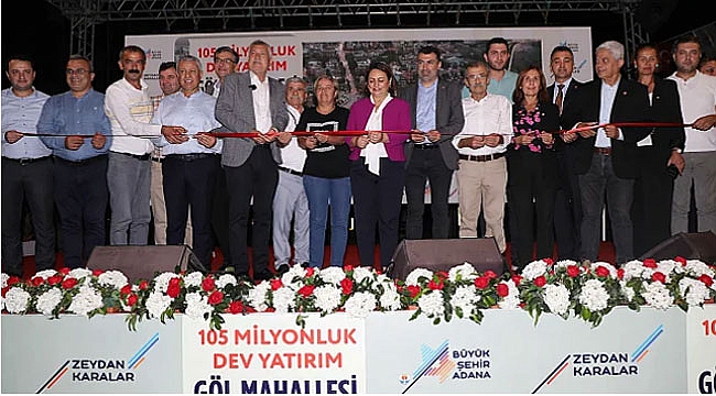 Adana Büyükşehir Belediyesi Göl Mahallesi Bulvarı'nı Hizmete Açtı