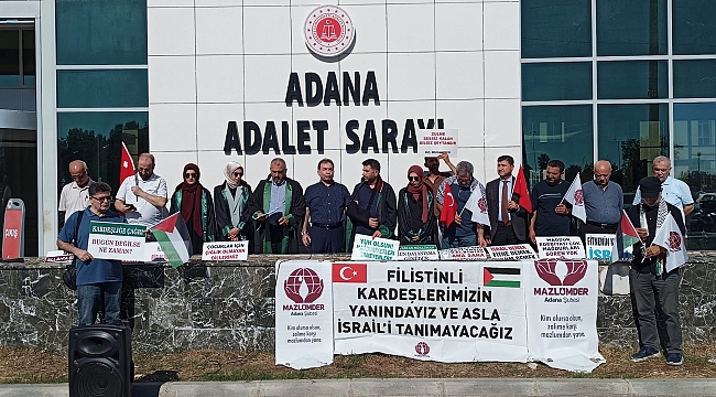 MAZLUMDER İSRAİL HAKKINDA SUÇ DUYURUSU YAPTI 