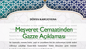 Meşveret Cemaatinden Gazze Açıklaması