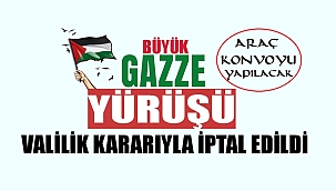 Son Dakika: Büyük Gazze Yürüyüşü İptal!
