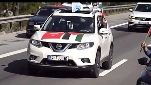 Gazze Konvoyu İncirlik'e Varmak Üzere Adana'ya Girdi 