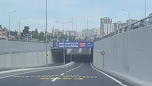 Adana'da Türkmenbaşı alt geçidi yılın son günü açıldı 
