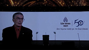 İlim Yayma Vakfı 50. Yıl Özel Ödülü Aziz Sancar'a verildi