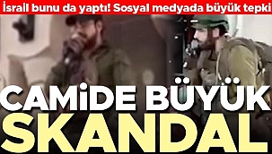 İsrailli askerlerden çirkin saldırı! Camiyi basıp Yahudi duaları okudular...