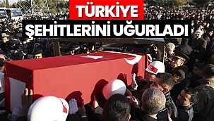 Türkiye Pençe-Kilit Harekatı şehitlerini uğurladı