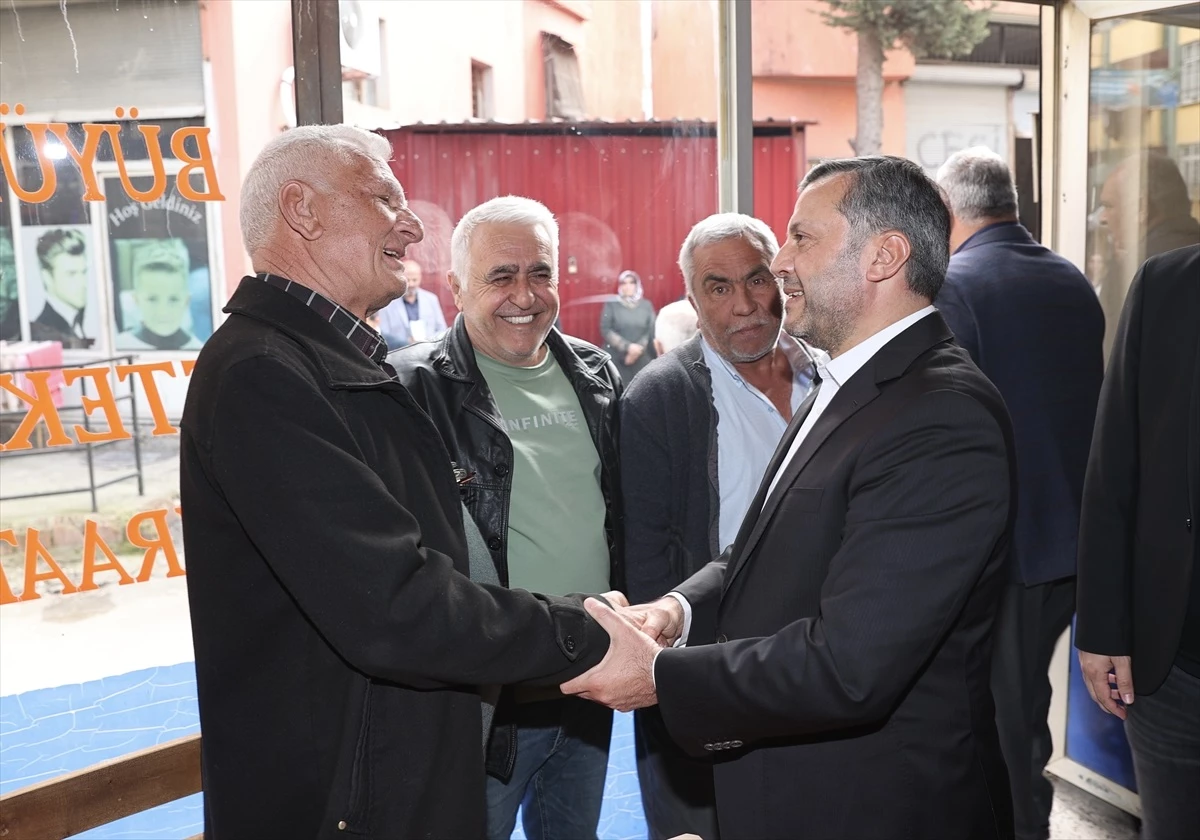 Cumhur İtifakı'nın Büyükşehir Adayı Kocaispir Esnaflarla Görüştü