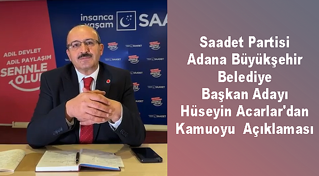 Hüseyin Acarlar'dan anket firmaları ve haber sitelerine çağrı 