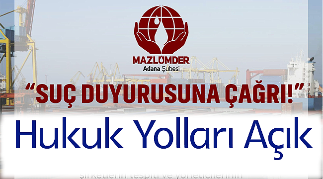 Mazlumder'den İsraille Ticaret Yapan Şirketlere Suç Duyurusu