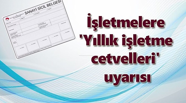 İşletme Cetveli Uyarısı 