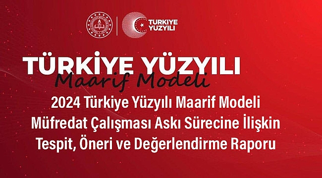 Yeni müfredat raporu