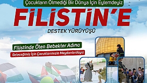 ÇOCUKLAR FİLİSTİNLİ YAŞITLARI İÇİN YÜRÜYECEK 