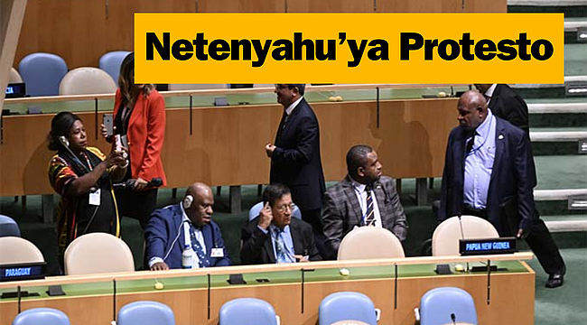Netenyahu'ya Türk Protestosu