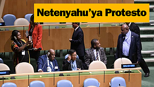 Netenyahu'ya Türk Protestosu