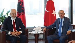 Son dakika... Cumhurbaşkanı Erdoğan, Arnavutluk Başbakanı Edi Rama'yı kabul etti
