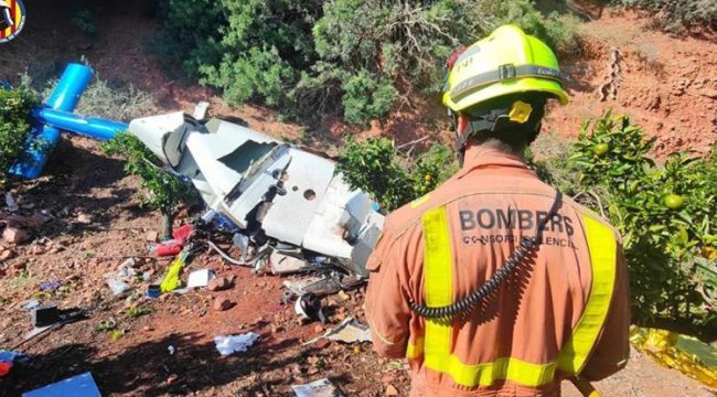 İspanya'da korkunç kaza: Helikopter yüksek gerilim hattına çarptı