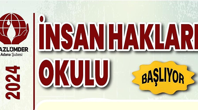 Mazlumder insan hakları okulu başlıyor