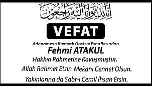(Güncelleme) Adana'nın sevilen İş adamlarından Fehmi Atakul vefat etti