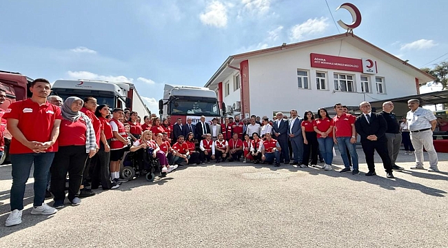 Suriye İçin, Türk Kızılay ve Adana B.Şehir Belediyesi İşbirliği